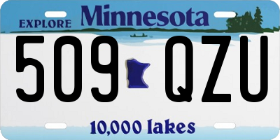 MN license plate 509QZU
