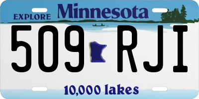 MN license plate 509RJI