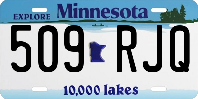 MN license plate 509RJQ