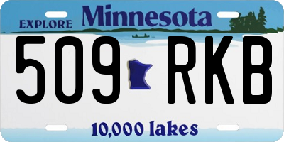 MN license plate 509RKB
