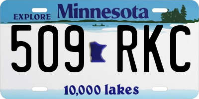 MN license plate 509RKC