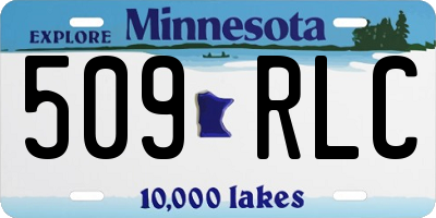 MN license plate 509RLC