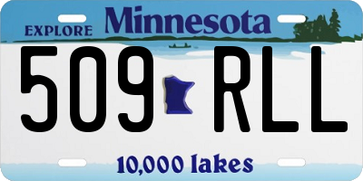 MN license plate 509RLL
