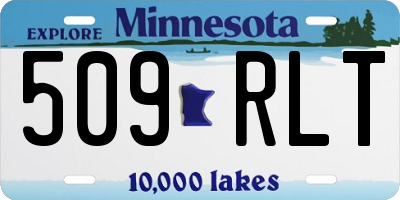 MN license plate 509RLT