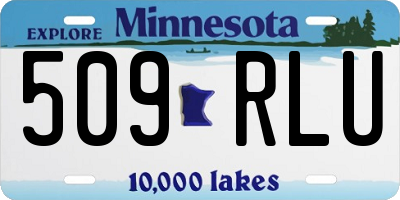 MN license plate 509RLU