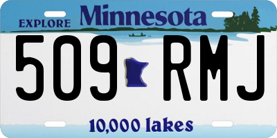 MN license plate 509RMJ