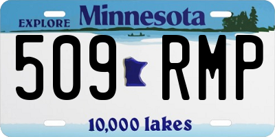 MN license plate 509RMP