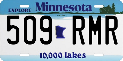 MN license plate 509RMR