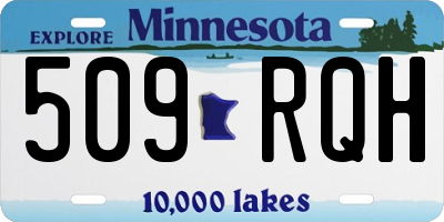 MN license plate 509RQH