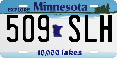 MN license plate 509SLH