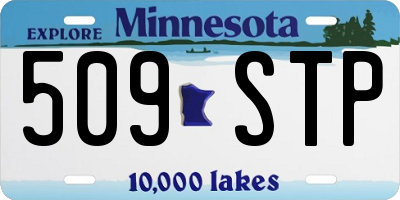 MN license plate 509STP