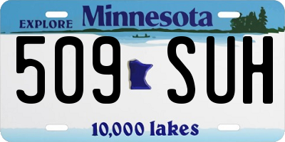 MN license plate 509SUH