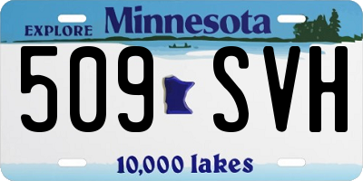 MN license plate 509SVH