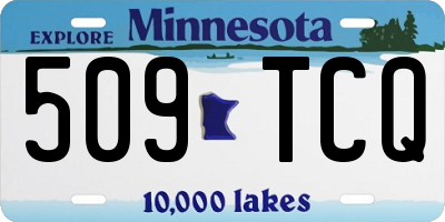 MN license plate 509TCQ