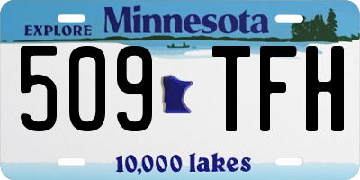 MN license plate 509TFH