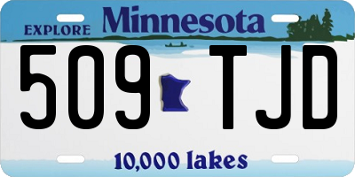 MN license plate 509TJD