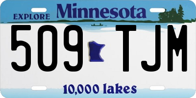 MN license plate 509TJM