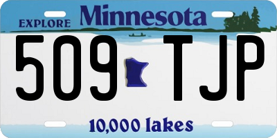 MN license plate 509TJP