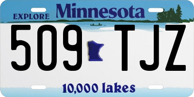 MN license plate 509TJZ