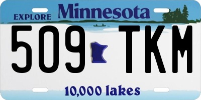 MN license plate 509TKM