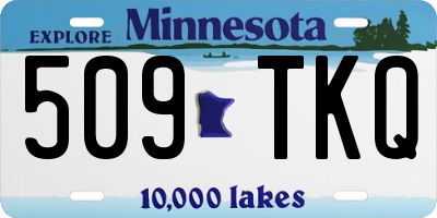MN license plate 509TKQ