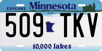 MN license plate 509TKV