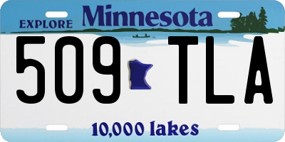 MN license plate 509TLA