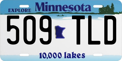 MN license plate 509TLD
