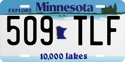 MN license plate 509TLF