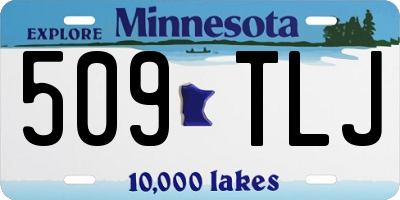 MN license plate 509TLJ