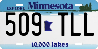 MN license plate 509TLL