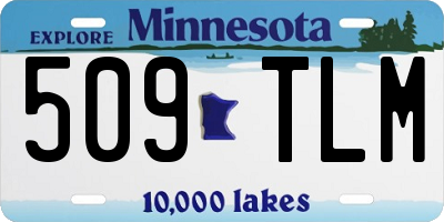 MN license plate 509TLM