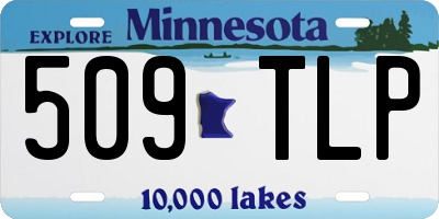 MN license plate 509TLP
