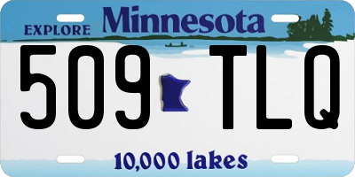 MN license plate 509TLQ