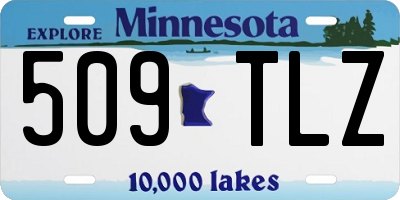 MN license plate 509TLZ