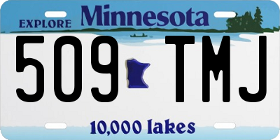 MN license plate 509TMJ