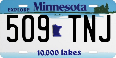 MN license plate 509TNJ
