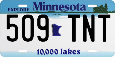 MN license plate 509TNT