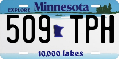 MN license plate 509TPH