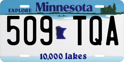 MN license plate 509TQA