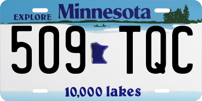 MN license plate 509TQC