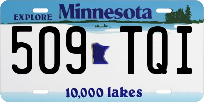 MN license plate 509TQI