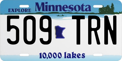 MN license plate 509TRN
