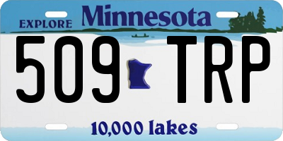 MN license plate 509TRP