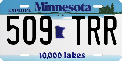 MN license plate 509TRR