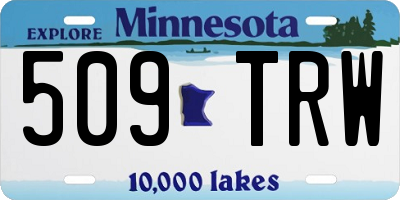 MN license plate 509TRW