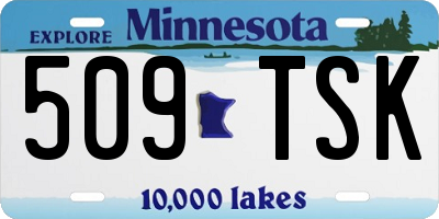 MN license plate 509TSK