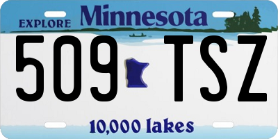 MN license plate 509TSZ