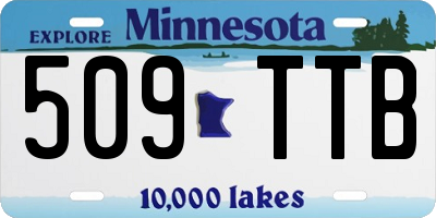 MN license plate 509TTB