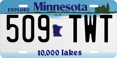 MN license plate 509TWT